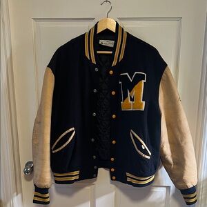 Vintage university of MichiganVarsity Jacket